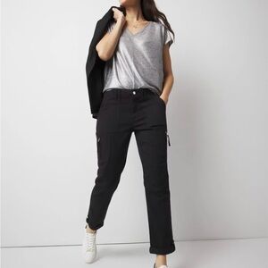 White House Black Market Black Ankle Cropped Pants